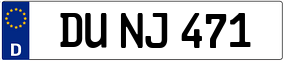 Truck License Plate